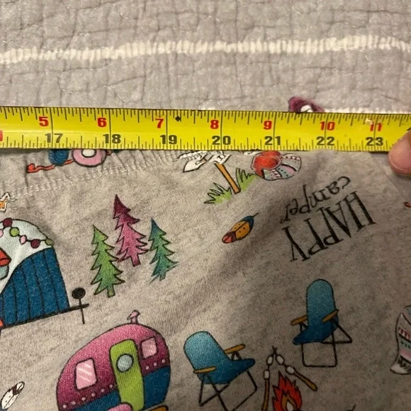 Happy Camper Sleep Shorts secret treasures plus size - Picture 2 of 5